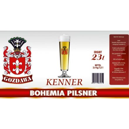 Gozdawa Bohemia Pilsner Brewkit 23L