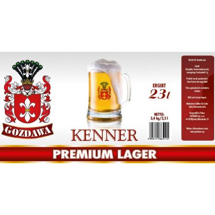 Gozdawa Expert Premium Lager Kit 23L